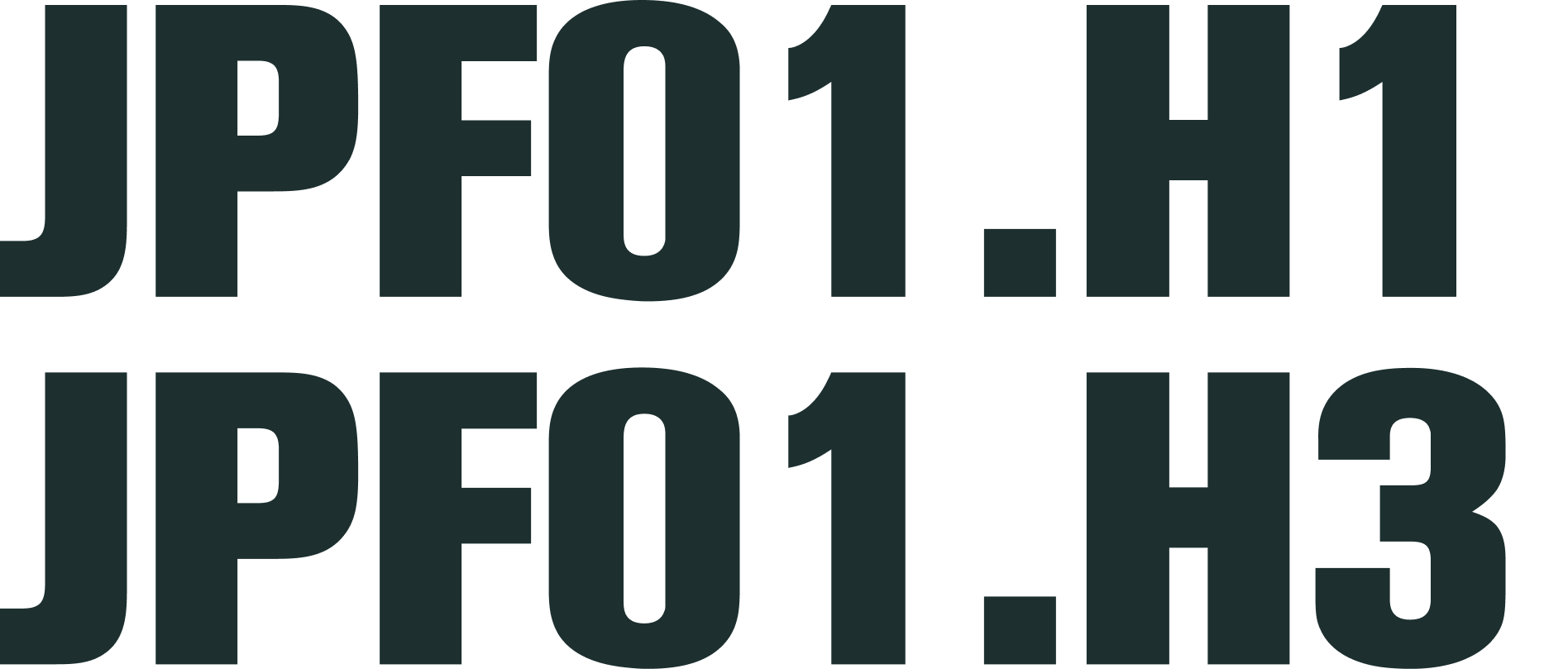 MONOLINK JPF01.H1 / JPF01.H3